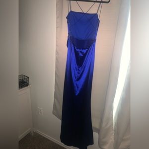 Long Blue Dress